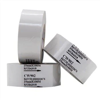 30mm * 100m høj kvalitet slidsede Roll Dato Kodning Folie / Hot Stempling Ribbon