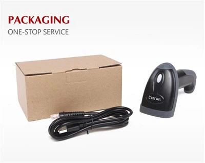 CW1880W Lav prisbeholdning Bærbar hurtig håndholdt stregkodelæser sammensat tastaturport USB Port Industrial stregkodescanner